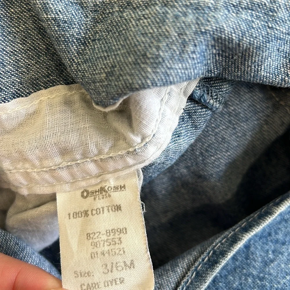 Oshkosh vintage denim overalls
